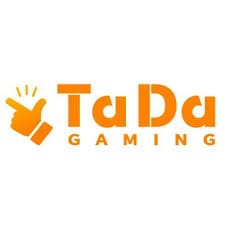 Orange logo with a hand silhouette and the text "TaDa Gaming" in bold, stylized letters.